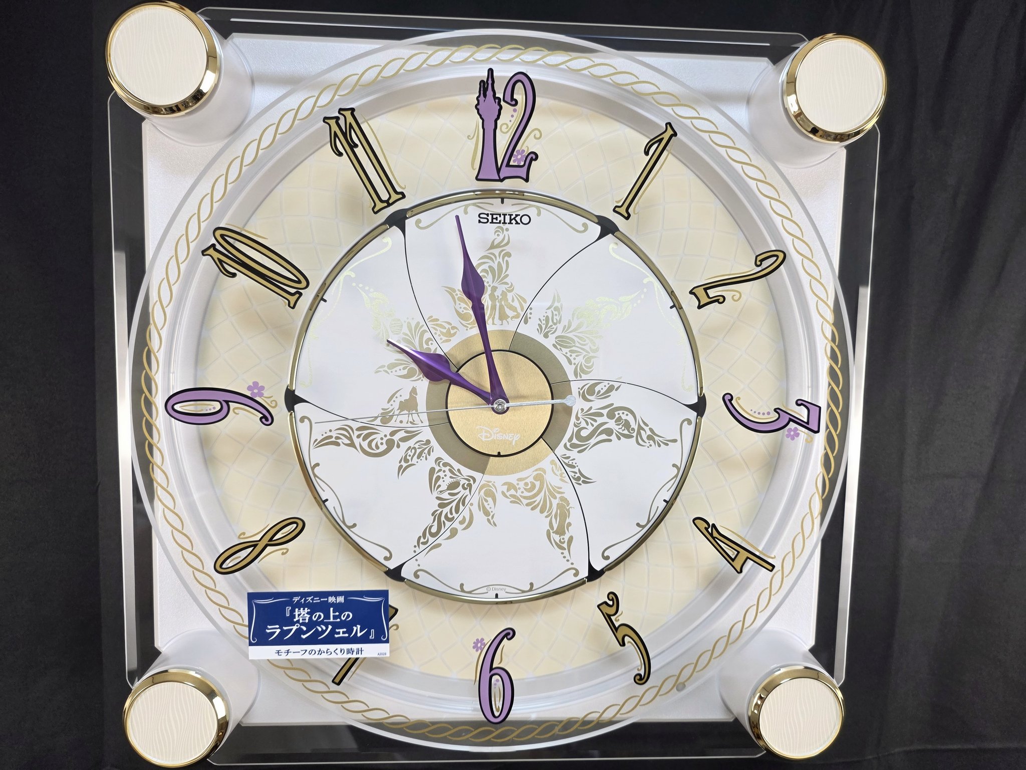 成功は缶かーん乾電池SEIKO オフィス壁掛け時計 ステンレス枠 KH408S