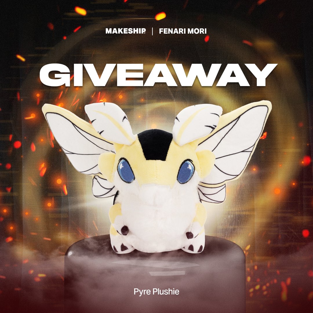 OK GUYS! 
It’s a flash giveaway time! Me and Makeship teamed up to give you the chance to win 1 of 2 Pyre plushies! ✨ 
Bing home your very own Lamplight!
Here's how to enter!

Follow <a href="/Makeship/">Makeship</a>  and Me,
And RT this post, 
~Contest ends on October 4th. Good luck!~