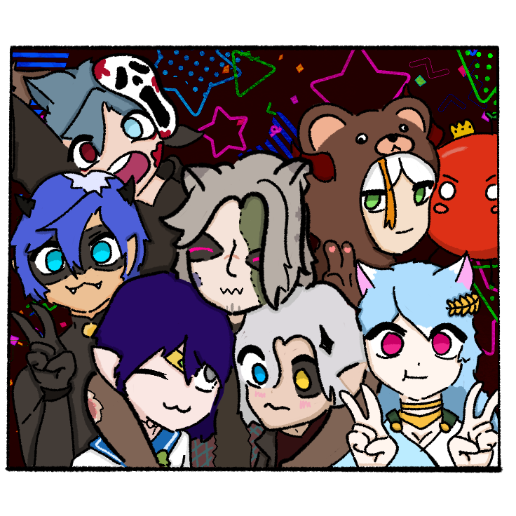 Its Horror month look at some of my lovely friends 🎃