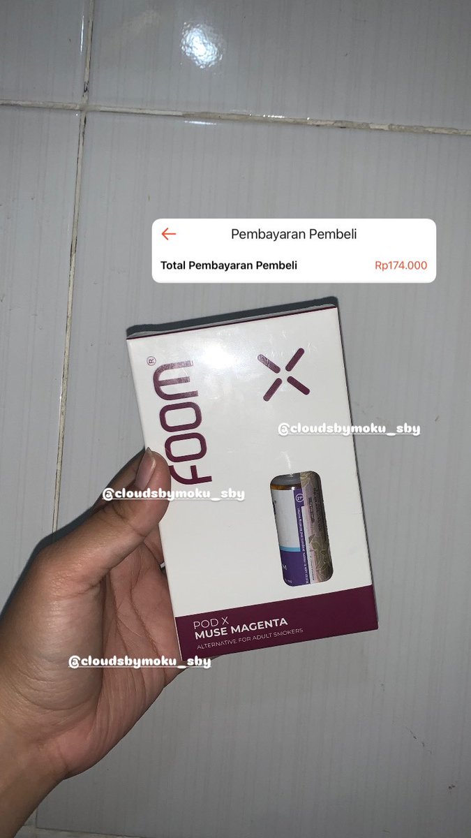 JUAL LIQUID FOOM 95K AJA🤩 - MT AFTER DM!! tweet media