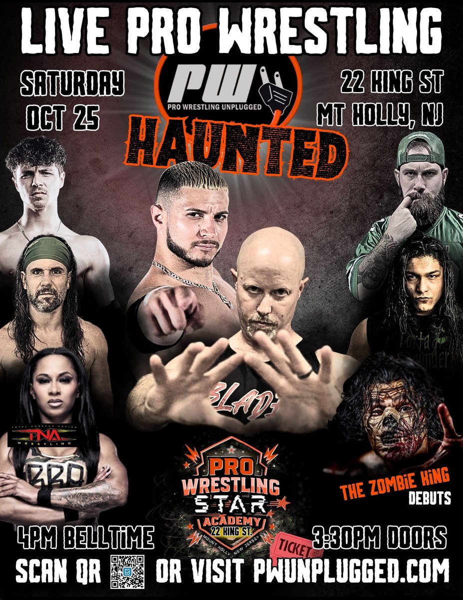 SPO Wrestling (@spowrestling) on Twitter photo PWU Presents: ๐HAUNTED๐
MAIN EVENT ๐ฅท๐ค
PWU World Champion RIC BLADE vs Challenger JP GRAYSON
HALLOWEEN STREET FIGHT ๐งจ๐ฅ
Skywalker Champion PAT DYNAMITE vs PWU Original DEKLAN GRANT
GRUDGE MATCH ๐ค๐ผ๐ค๐ผ
PWU Original KIDD LEGEND vs FACE w/ Skillz Da Great PWU Presents: ๐HAUNTED๐
MAIN EVENT ๐ฅท๐ค
PWU World Champion RIC BLADE vs Challenger JP GRAYSON
HALLOWEEN STREET FIGHT ๐งจ๐ฅ
Skywalker Champion PAT DYNAMITE vs PWU Original DEKLAN GRANT
GRUDGE MATCH ๐ค๐ผ๐ค๐ผ
PWU Original KIDD LEGEND vs FACE w/ Skillz Da Great