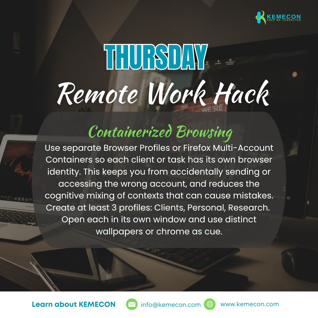 kemecon_'s tweet image. DO NOT make the same mistake again of accidentally sending an email to a client meant for another. 🙃

🌐 kemecon.com
📥 info@kemecon.com

#Thursday #RemoteHack #VirtualAssistantTips #Kemecon
