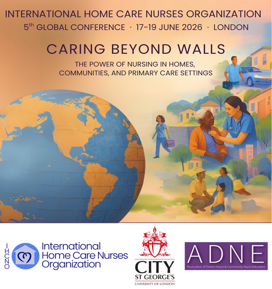 📢 Call for Abstracts – IHCNO/ADNE/City St George’s UK Conference 2026

For full guidelines and updates, visit:
 🌐 Conference Website: citystgeorges.ac.uk/news-and-event…
Join us in shaping the future of nursing in Homes, Communities, and Primary Care Settings!