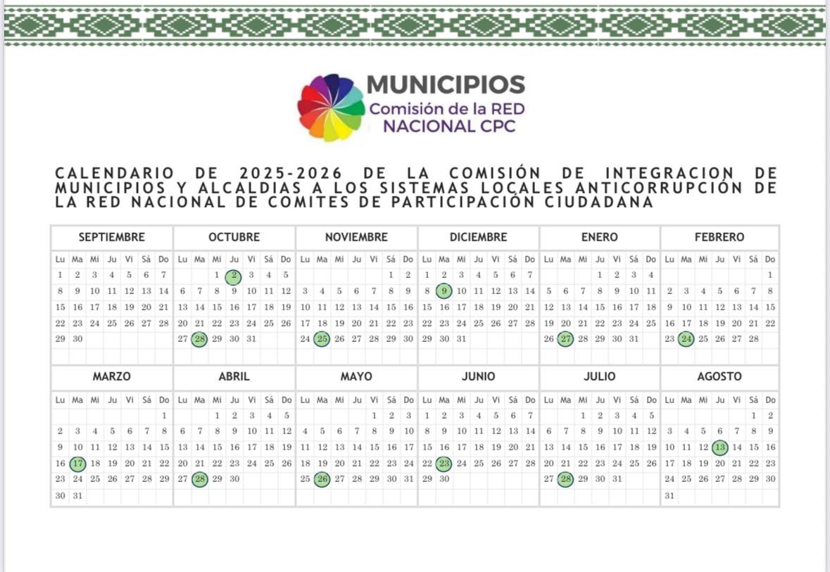 Hoy se realizó la 1ª sesión virtual de la Comisión de Integración de Municipios. Se presentaron nuevos integrantes, se aprobó el calendario de sesiones y el Programa Anual de Trabajo 2025-2026.