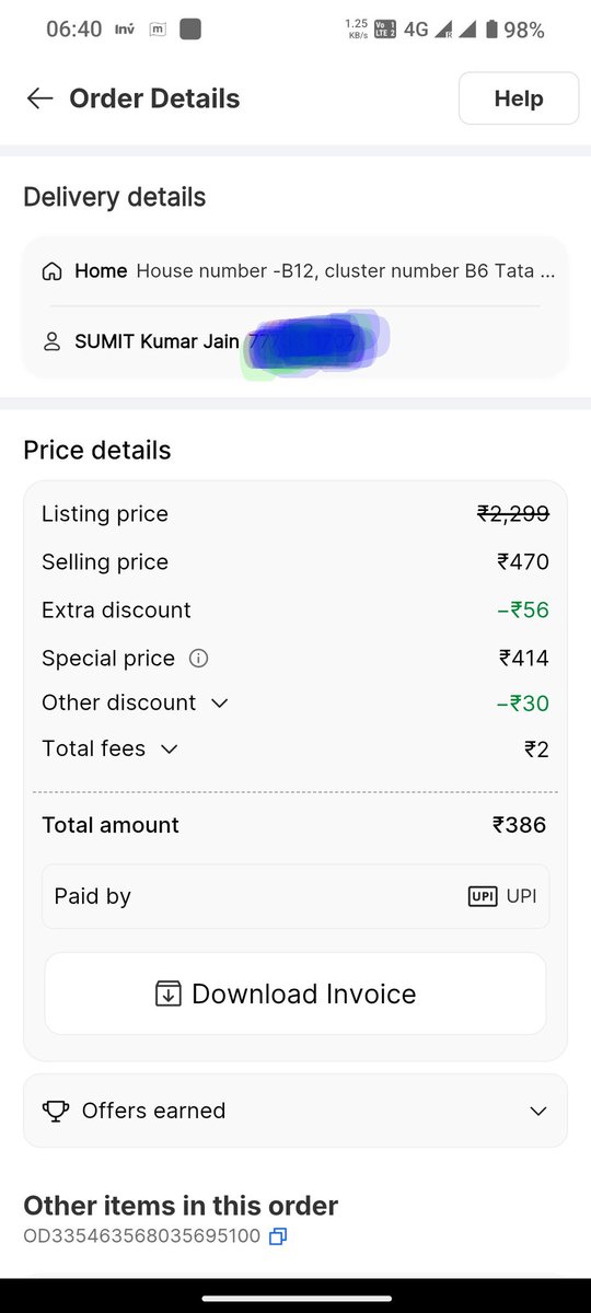 sumitja46684072's tweet photo. Fraud by Flipkart, not delivered product and update its delivered, i have open case again but same results.i have ordered (OD335463568035695100) jeans But till yet i have not received product but delivery boy update its delivered
ihave rising issue but till yet item not delivered https://t.co/pIWFcz2sxK