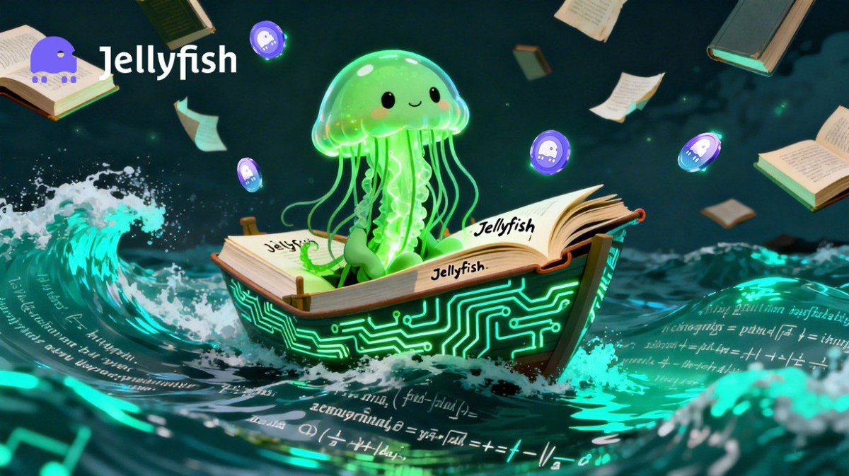 JellyFish_Web3's tweet photo. Sailing through a sea of knowledge 💜🪼
Every page is a new adventure.
#Jellyfish https://t.co/8yKCvbDslK