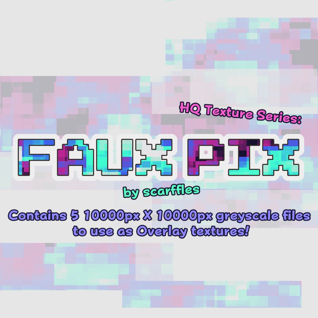 scarffle2's tweet photo. NEW PWYW TEXTURE PACK IS LIVE - FAUXPIX πΎ
#artistresource #texturepack #pwyw
https://t.co/OEAX2WtU1C https://t.co/cbJdeWuGCb