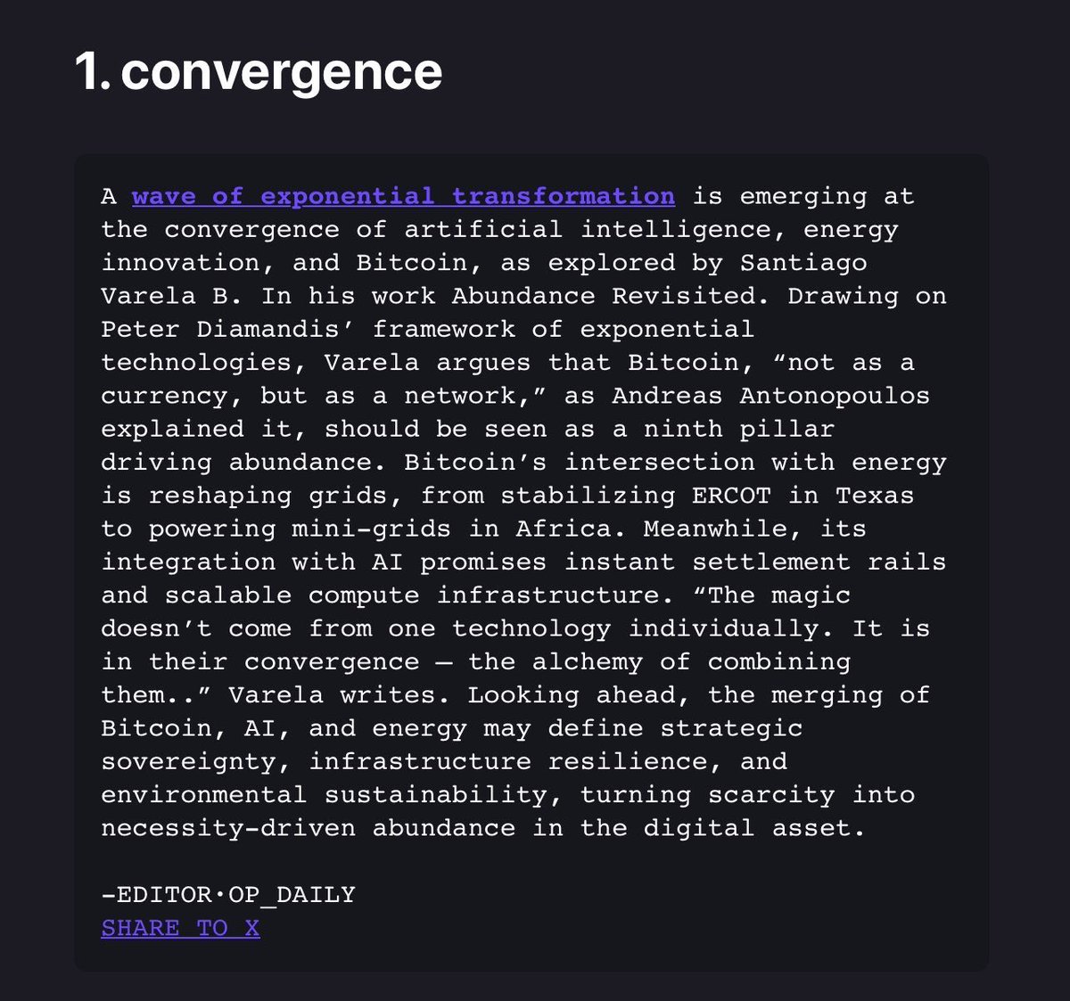 santiagovare1a's tweet photo. Energy abundance is not merely a dream or an ideal, it is a necessity. 
In fact, I believe that it’s a moral imperative. 
From a humanist perspective, more energy is always the answer. https://t.co/9DPHLCISnl
