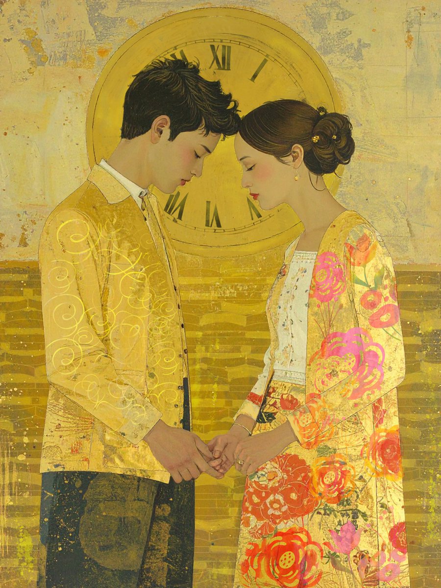 ysmoritake's tweet photo. 名画からまなぶデジタルアート／グスタフ・クリムトさん　お絵描きアプリAdobe Frescoで描く、幾何学と装飾的なパターンで現代のデジタルイラストに活かす方法を具体的に解説します。#adobe #ipad #art #painting 

本編はこちら https://t.co/dfLn9cZtic https://t.co/qBuFCutGdu