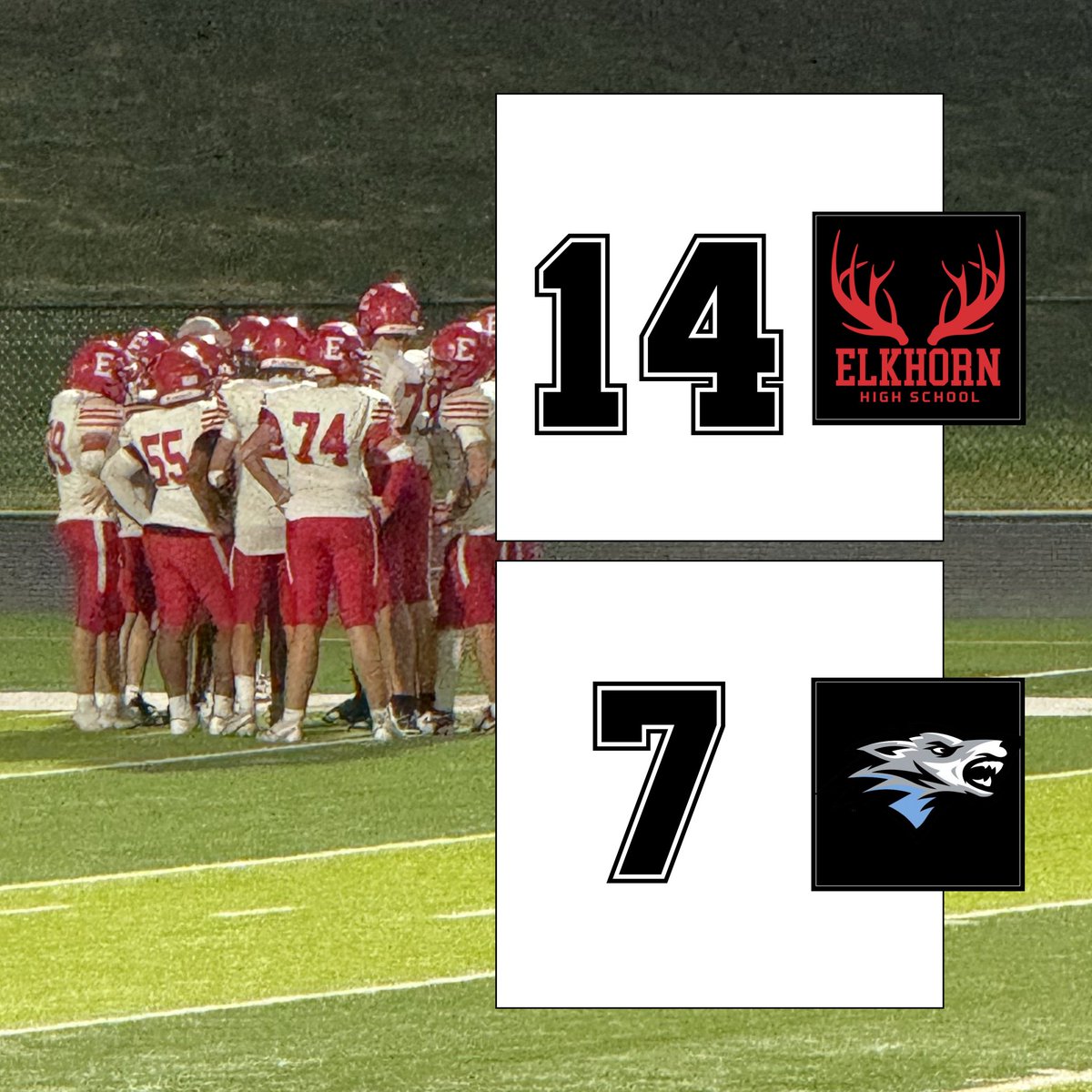 Antler_Football's tweet image. The 9th Grade Antlers stayed calm &amp;amp; fearless tonight as they took down the Wolves! 

Elkhorn  14
Elkhorn North 7

We’re back at home next Thursday against Lincoln NW with an earlier kickoff,
at 5:00. 

#fearthedeer