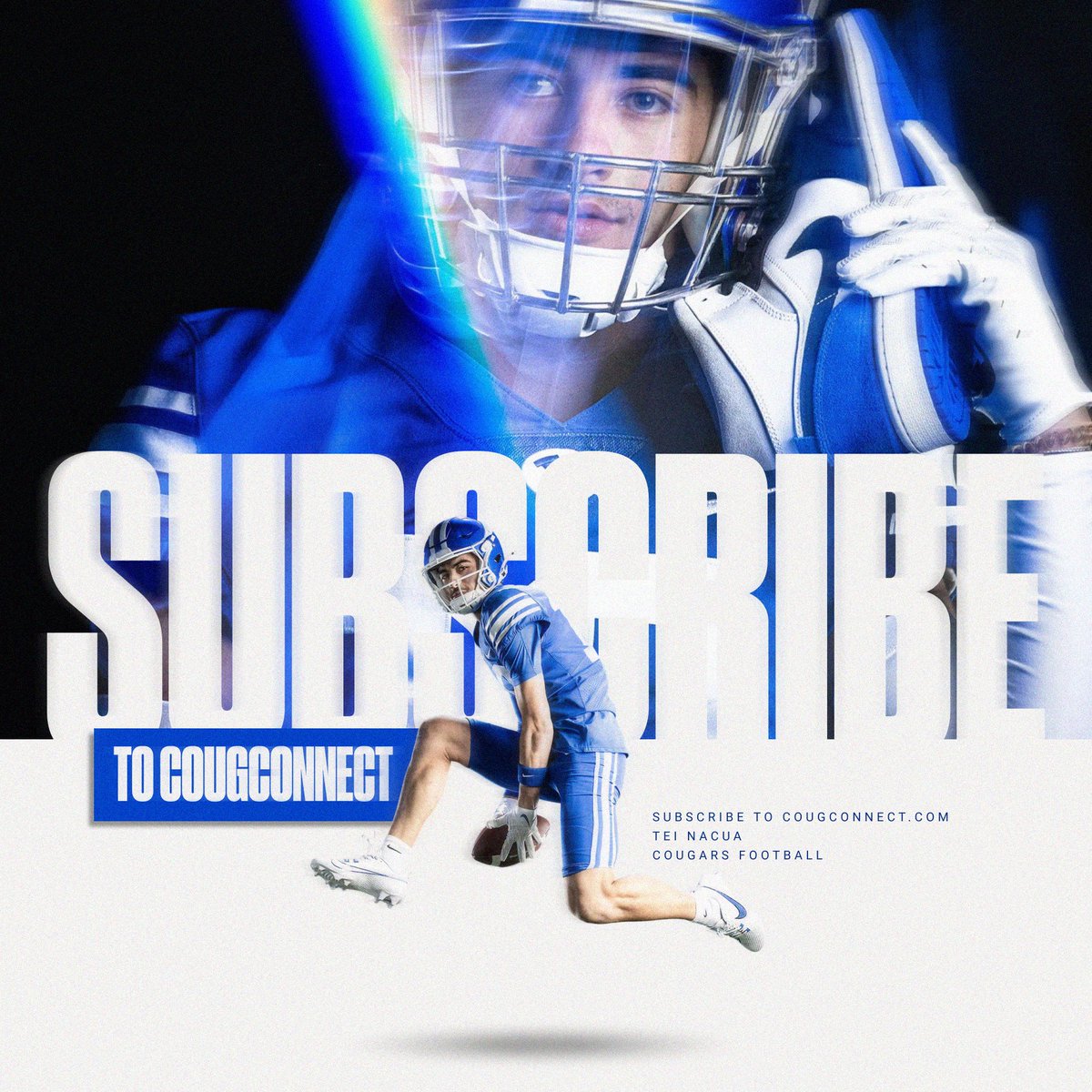 COUGGG NATIONNNN ! Wanna stay tuned with us boys on the team!?  Here’s a 
Easy way to support us athletes off the field by subscribing to cougconnect.com/ref/Ishmetei