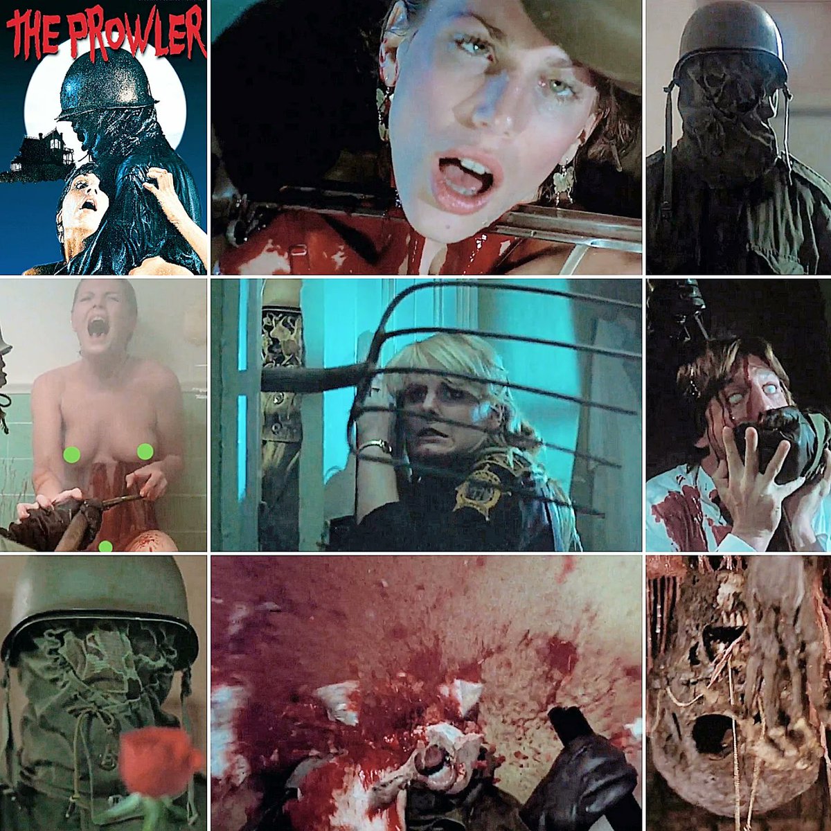 owikj's tweet photo. #octoberhorrormoviechallenge #31horrorfilms31days π
Day 3 - #theprowler
#80s #slasher #tomsavini #josephzito #maskedkiller #bayonetknife #throatsliced #pitchfork #finalgirl #headstab #nopupils #roseflowerπΉ
#headblownoff #bloodsplatter #decayedcorpse #bloodandgore https://t.co/MojRCIQcIa