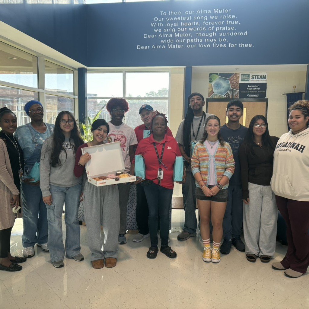 Happy National Custodian Day! Thank you for keeping our Bruin Den clean and ready for teaching and learning. We appreciate you! 

Special thanks to our National Honor Society and Beta Club members for joining forces to honor our outstanding custodial staff members.  #BRUINPRIDE