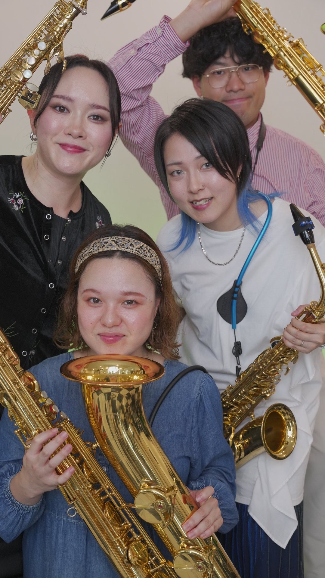 Green Ray Saxophone Quartet パーカー M あすみん グリーンレイ | Green Ray Saxophone Quartet