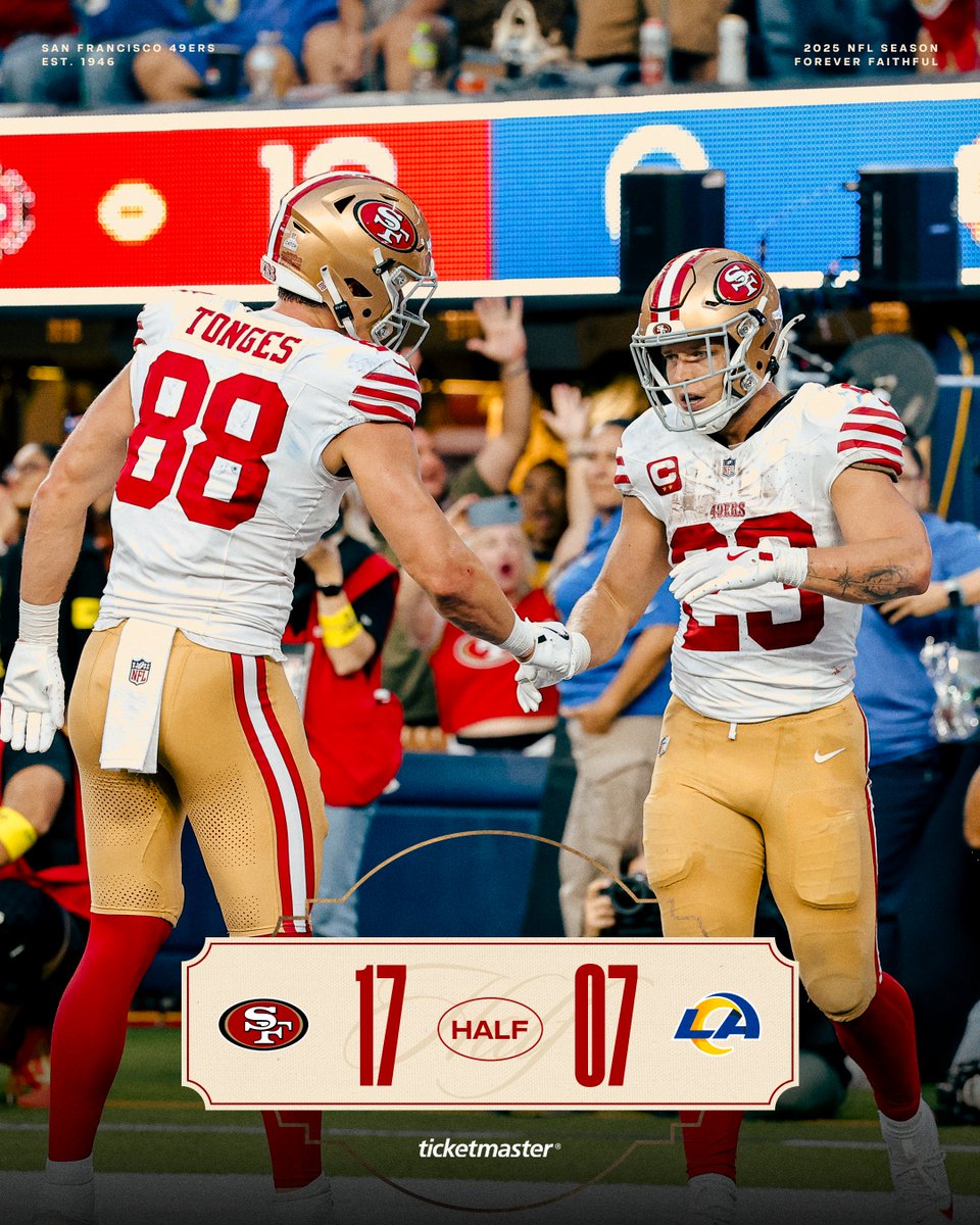 At the half 🙌