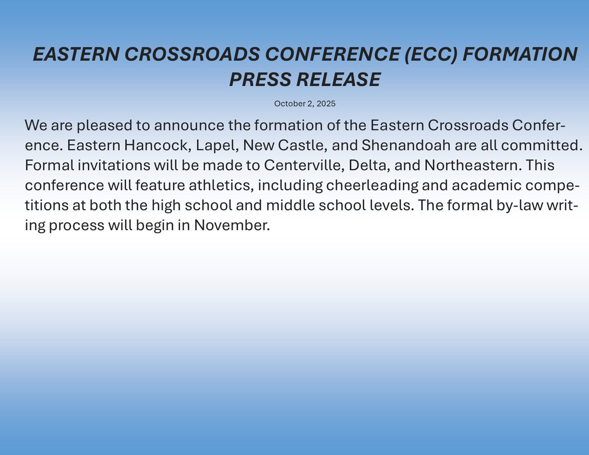 E. Hancock Athletics tweet media