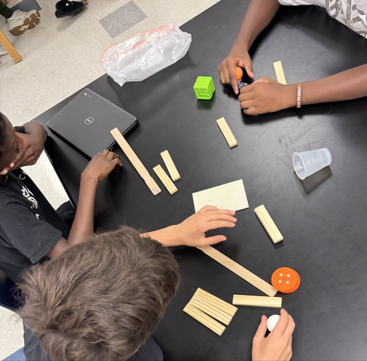 efmoore's tweet photo. 8th grade Rube Goldberg Challenge - great activity for great kiddos! https://t.co/wG0Wx622q8