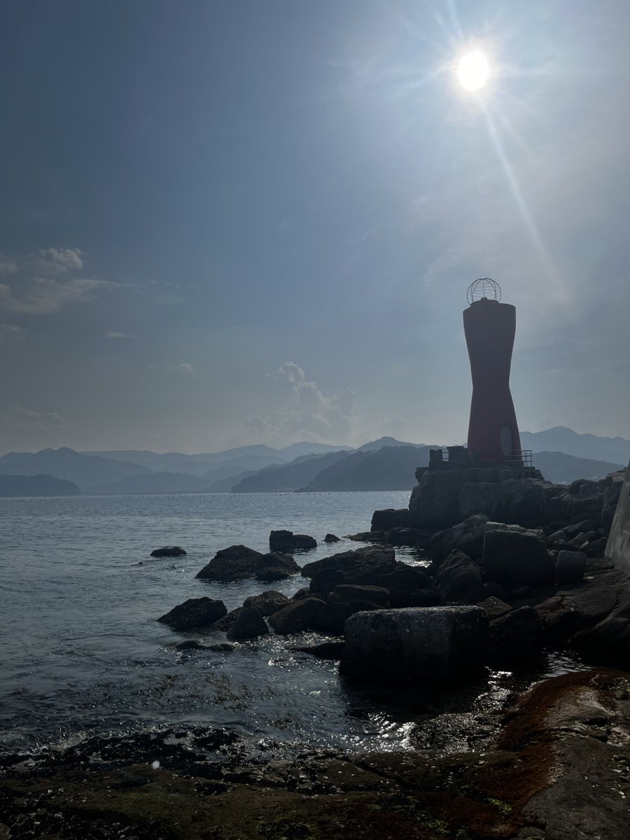 iwate_vtuber's tweet image. 神々しい…！
＃大槌　＃蓬莱島　＃岩手さちこ