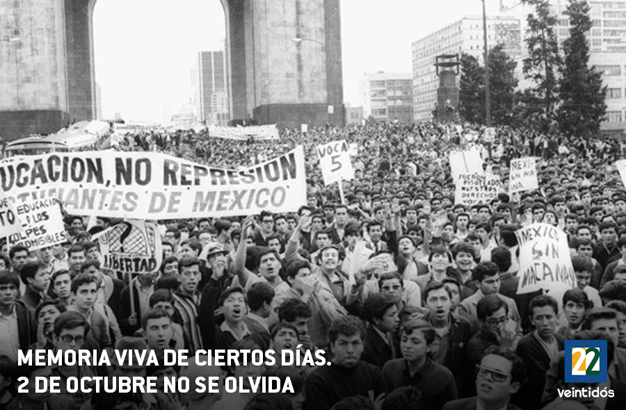 El 2 de octubre no se borra: es cicatriz y es bandera. En Tlatelolco, el Estado quiso silenciar la voz estudiantil con balas, pero encendió una memoria que no perdona ni olvida. Hoy, como ayer, decimos: democracia con justicia, nunca más autoritarismo con sangre.