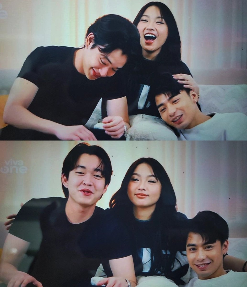 spinalcordnirab's tweet photo. "naappreciate ko lahat sila kasi very welcoming... may naappreciate akong mga gestures ni rabin sakin. Parang pinafeel niya sakin na, 'bro, sama ka dito. Dito ka lang tabi ka samin... kaya naappreciate ko si rabin, sobra."-Dylan

"mahal namin yung isa't-isa."-Rabin

"yeah we love each other."- Angela

awee i really really love this trio.🥹❤️