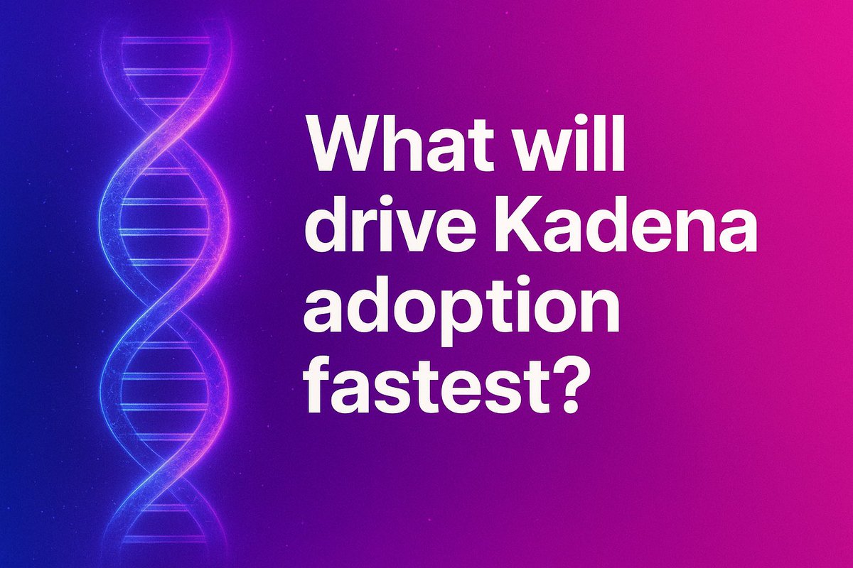 Kadena_Insights's tweet photo. What do you think will drive Kadena adoption the fastest? 👇
🔹 Security 🔐
🔹 Scalability ⚡
🔹 No gas fees 💸
🔹 Community 💜
#KDA #KDNA #Kadena https://t.co/CSSlkyNPZW