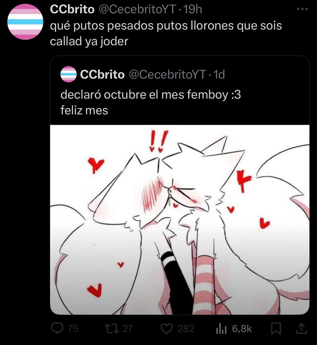 “Putos llorones que sois” (el que bloqueó a medio Twitter)