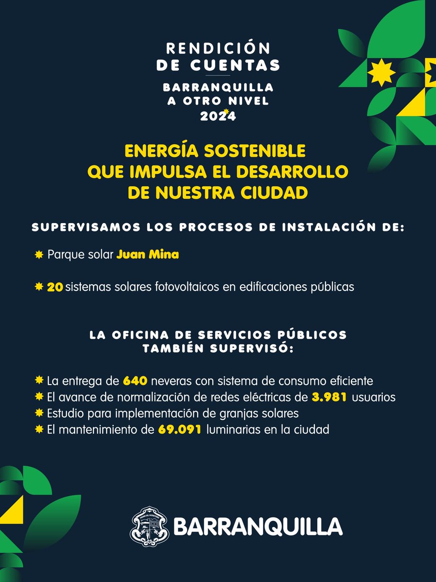 Desde <a href="/BarranquillaOSP/">Oficina de Servicios Públicos BAQ</a> trabajamos para que todos los barranquilleros cuenten con servicios domiciliarios de calidad. Gracias a ellos, transformamos nuestros entornos en espacios embellecidos y listos para el disfrute de la comunidad.