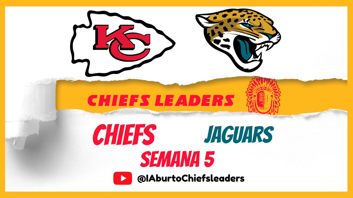 🏈🎙️PREVIO SEMANA 5🎙️🏈

Listo el #CHIEFSLEADERS con los pendientes a corregir de los #ChiefsKingdom en el #MNF ante los #DUUUVAL y su buena defensiva.

📺 Canal IAburto/Chiefsleaders en YouTube 

➡️ youtube.com/live/w8xrEGRuF…

#NFL