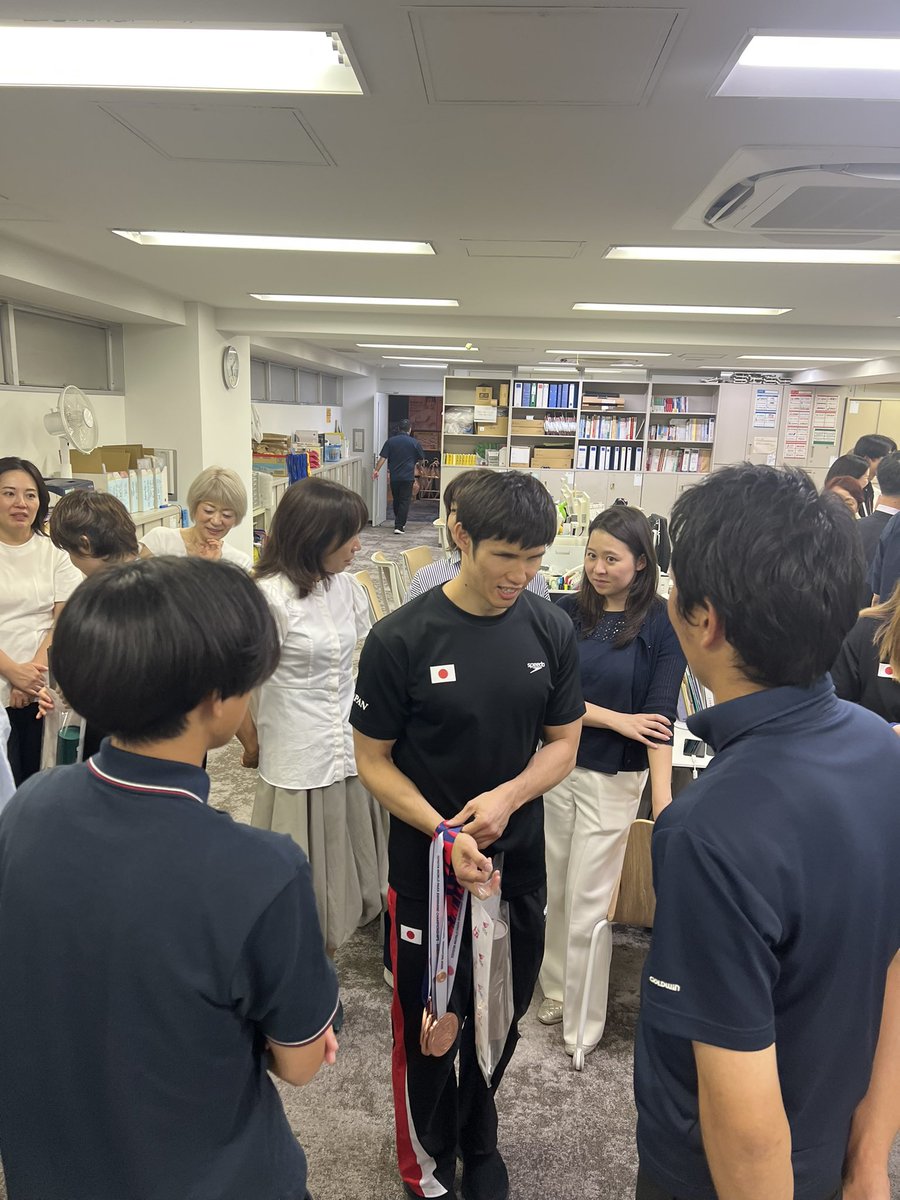 paralympic_jpc's tweet image. パラ世界選手権大会メダリストの皆さまに
JPC職務室へ、
ご報告・ご訪問いただきました🌊

遠征のことや、普段の練習について等
職員と交流していただきました！！！！！
ありがとうございます🌱

#jpc 
#パラ水泳