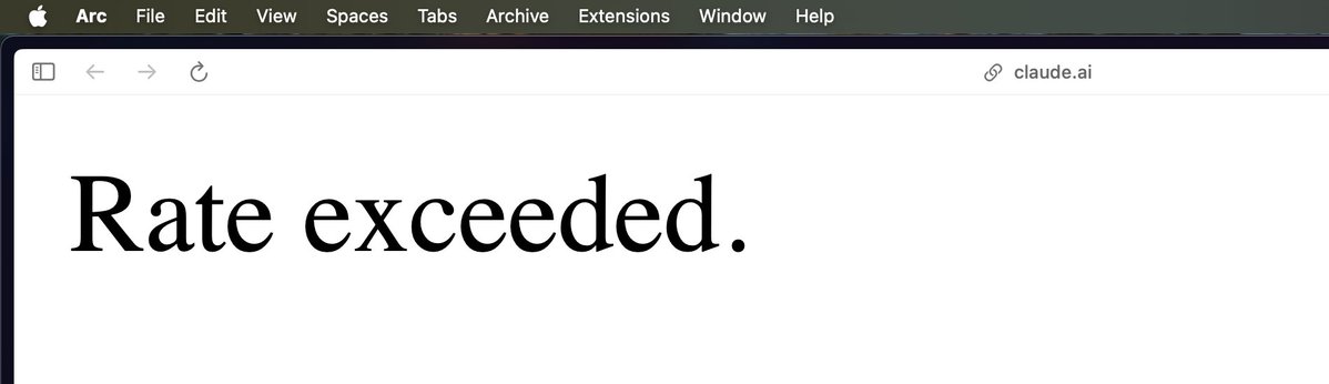 whyrohitwhy's tweet image. WOW, @claudeai is down 😵‍💫😵‍💫