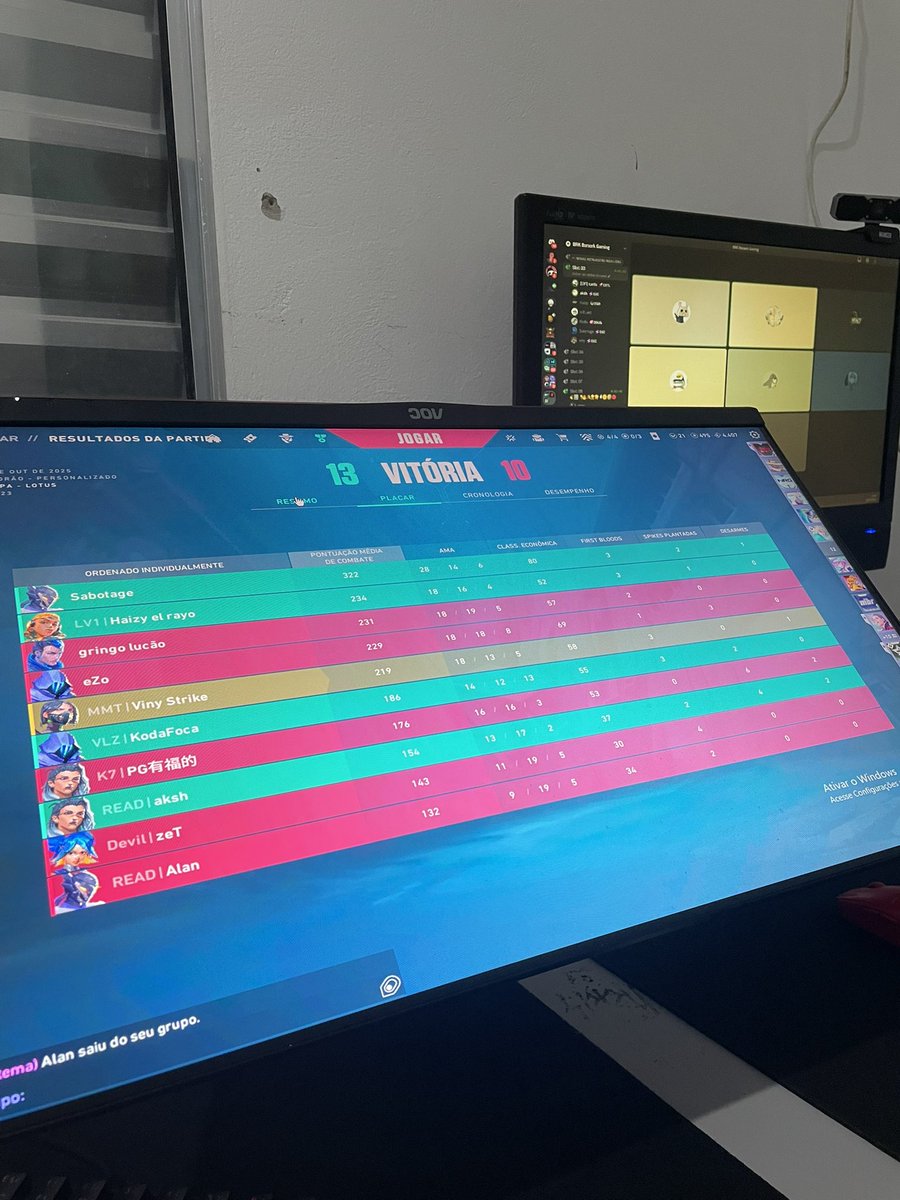 Ganhamos os 2 games e ficamos 2-1, vamos jogar amanhã novamente!
13-10 nxg 
13-10 bonde do zap 
<a href="/vlrsant/">santvlr</a> 
<a href="/InTLekt1001/">InTLekt</a> 
<a href="/Akshvlr/">aksh</a> 
<a href="/FocaKoda/">KodaFoca</a> 
<a href="/cantu1716125/">Cantu</a> 
<a href="/Sabotagevlr/">Sabotage</a> 
<a href="/Haizyvlr/">Haizy</a>