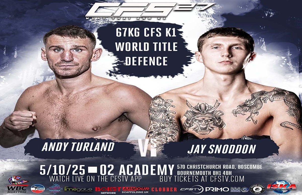 This Sunday night in Bournemouth, Jay "The Belfast Samurai" Snoddon will step into the ring on short notice to challenge for a professional world title. 
prokick.com/event/jay-snod…
