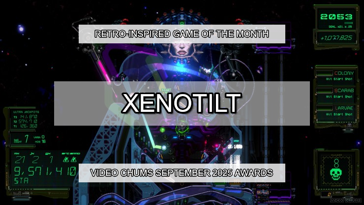 XENOTILT from <a href="/XENOTILT/">XENOTILT: HOSTILE PINBALL ACTION</a> + <a href="/flarb/">Ralph Barbagallo</a> + <a href="/wiznwar/">Adam Ferrando</a> is our Retro-Inspired Game of the Month! 🏅 videochums.com/article/indie-…