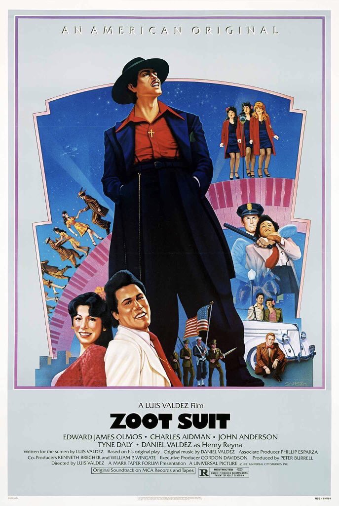 FilmNewsNos's tweet photo. 🎬MOVIE HISTORY: 44 years ago today, October 2, 1981, the movie ‘Zoot Suit’ opened in theaters!

#DanielValdez @edwardjolmos #CharlesAidman #TyneDaly #JohnAnderson #AbelFranco #BernadetteColognne #MikeGomez #LupeOntiveros #FrancisXMcCarthy #KellyWard @tahitismith #RobertBeltran https://t.co/MZvMcocfH4