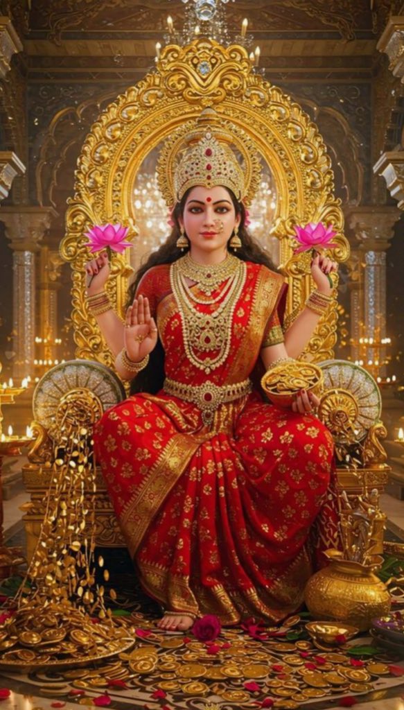 सर्व मंगल मांगल्ये शिवे सर्वाथ साधिके। शरण्येर्त्यबके गौरी नारायणि नमोस्तुऽते॥

                 ||जय मां लक्ष्मी ||✨💫

मां लक्ष्मी का आशीर्वाद सदैव आप पर बना रहे !!🙏#BenefitsOfMeditation
#KantaraChapter1