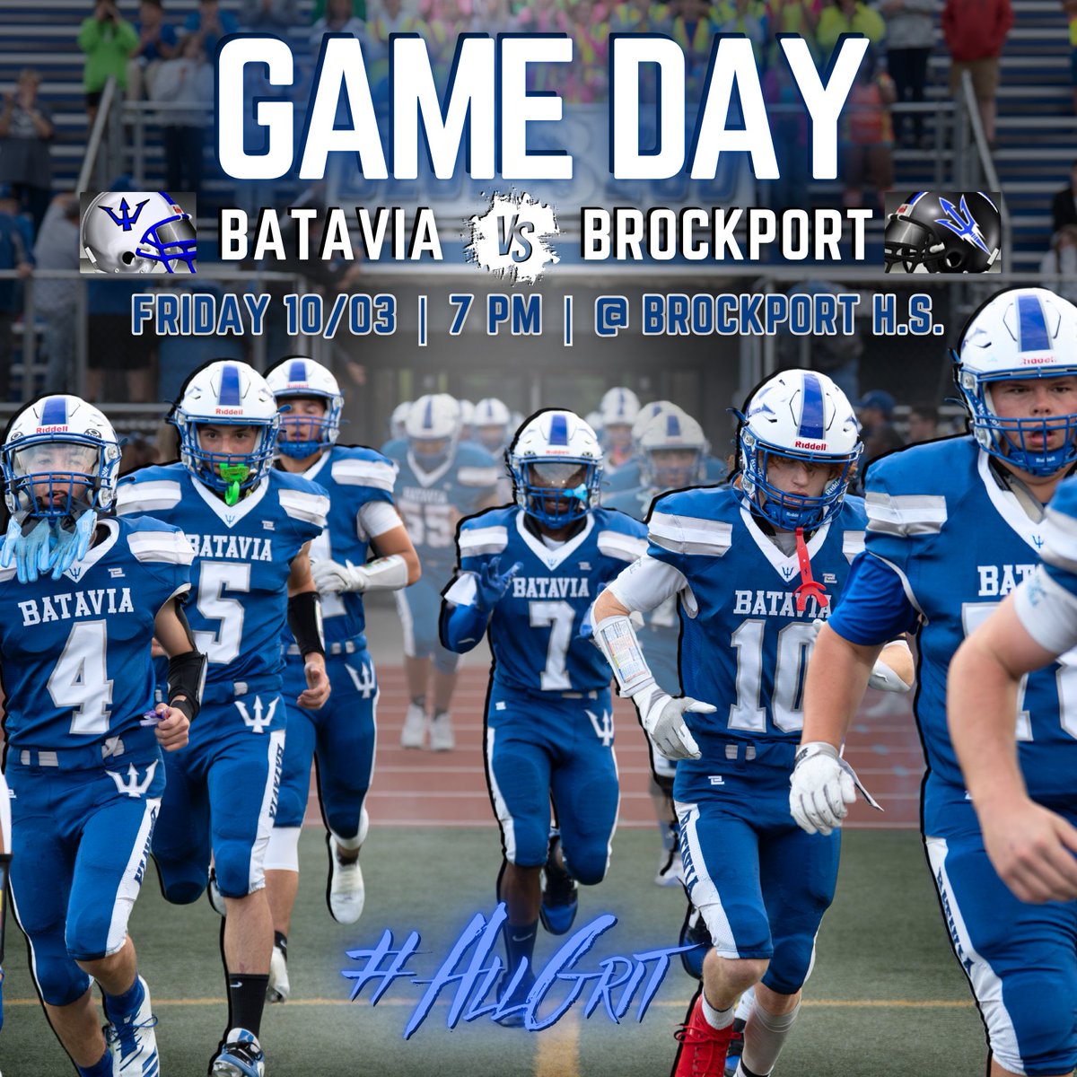 🏈 Batavia @ Brockport
🏟️ Brockport H.S.
⏰ 7:00 PM
🎟️ Free Admission
🎥 bit.ly/3IQ7DbM
📻 89.1 FM The Point
<a href="/BataviaCSD/">Batavia City School District</a> <a href="/SecVFootball/">Section V Football</a> <a href="/MarquelSports/">Marquel Slaughter</a> <a href="/jjDandC/">James A. Johnson</a> <a href="/JasonJasmith/">Jason Smith</a> <a href="/BataviaDNSports/">Daily News Sports</a> <a href="/PickinSplinters/">Paul Gotham</a>
