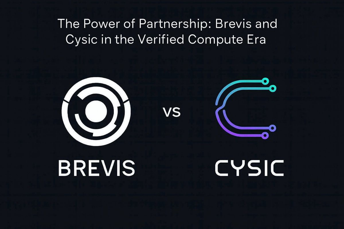 jnr_pips's tweet photo. 🍀 The Power of Partnership: Brevis and Cysic in the Verified Compute Era 🍀

#iamcardib and #NickiMinaj may fight for dominance, but in Web3, progress comes from collaboration not rivalry. That’s exactly what Brevis and Cysic represent: two forces that work better together than apart.

Brevis simplifies developer adoption with its Pico zkVM and SDKs, lowering the cryptographic barrier so teams can write ZK logic in Rust without being math experts. Cysic complements this with hardware documentation, onboarding guides, and contest frameworks that let builders test performance under live conditions.

The synergy matters. Startups iterate product logic while hardware vendors validate throughput in real time. Proofs become faster, prototyping cycles shrink, and engineers ship features that are already verifiable. Brevis brings the memory and intelligence, Cysic delivers the raw speed and together they show that cooperation, not competition, builds the future of decentralized compute.

$CYS | #NM6