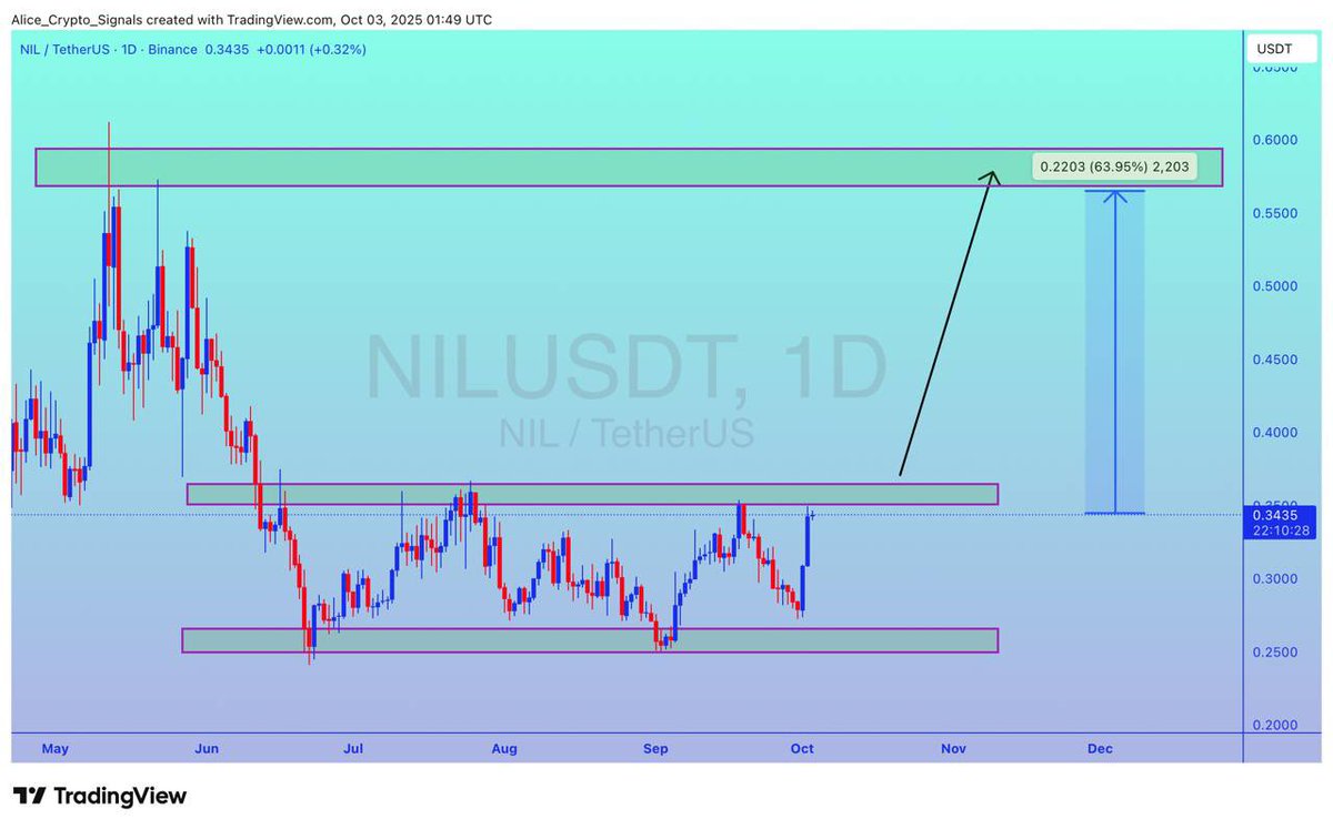 Allice_Crypto's tweet photo. $NIL

UPDATE 

#NIL is getting a good volume here. After breakout expecting 60%+ gain here ✍🏻

#NILUSDT #NILBTC #BTC https://t.co/de6n72tEAs