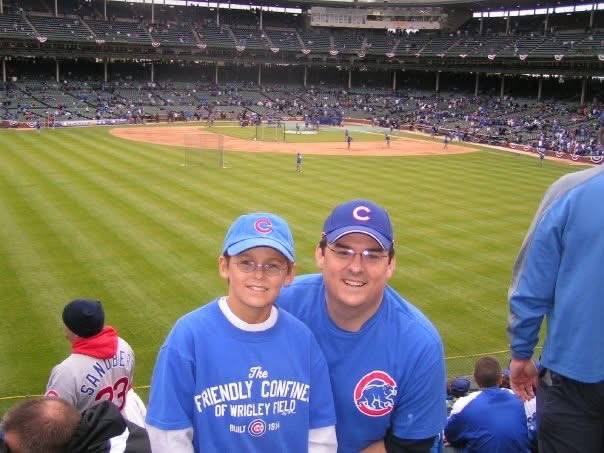 BigweatherABC11's tweet photo. 17 years ago today my son and me went to our 1st playoff game. Luckily the @Cubs did MUCH better this year. #letsgocubbies https://t.co/0oP9m7zTEX
