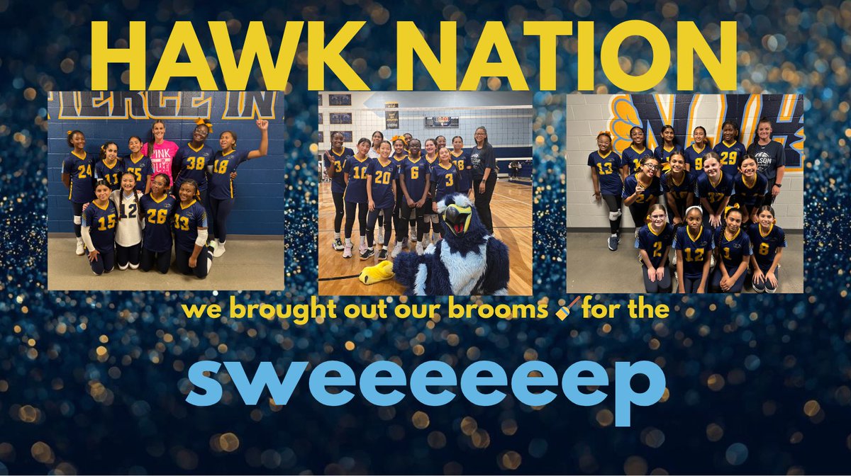 nelsonjh_hawks's tweet image. 🏐🏐Woohoo!!! Way to go 7th grade volleyball for the SWEEEEEPP!! Y’all are HAWK-TASTIC!!!!!! 🏐🏐 #hawknation #hawkathletics #hawkvolleyball #katyisd #NJHawks #FIERCE #HawkNation #NJH #NJHathletics