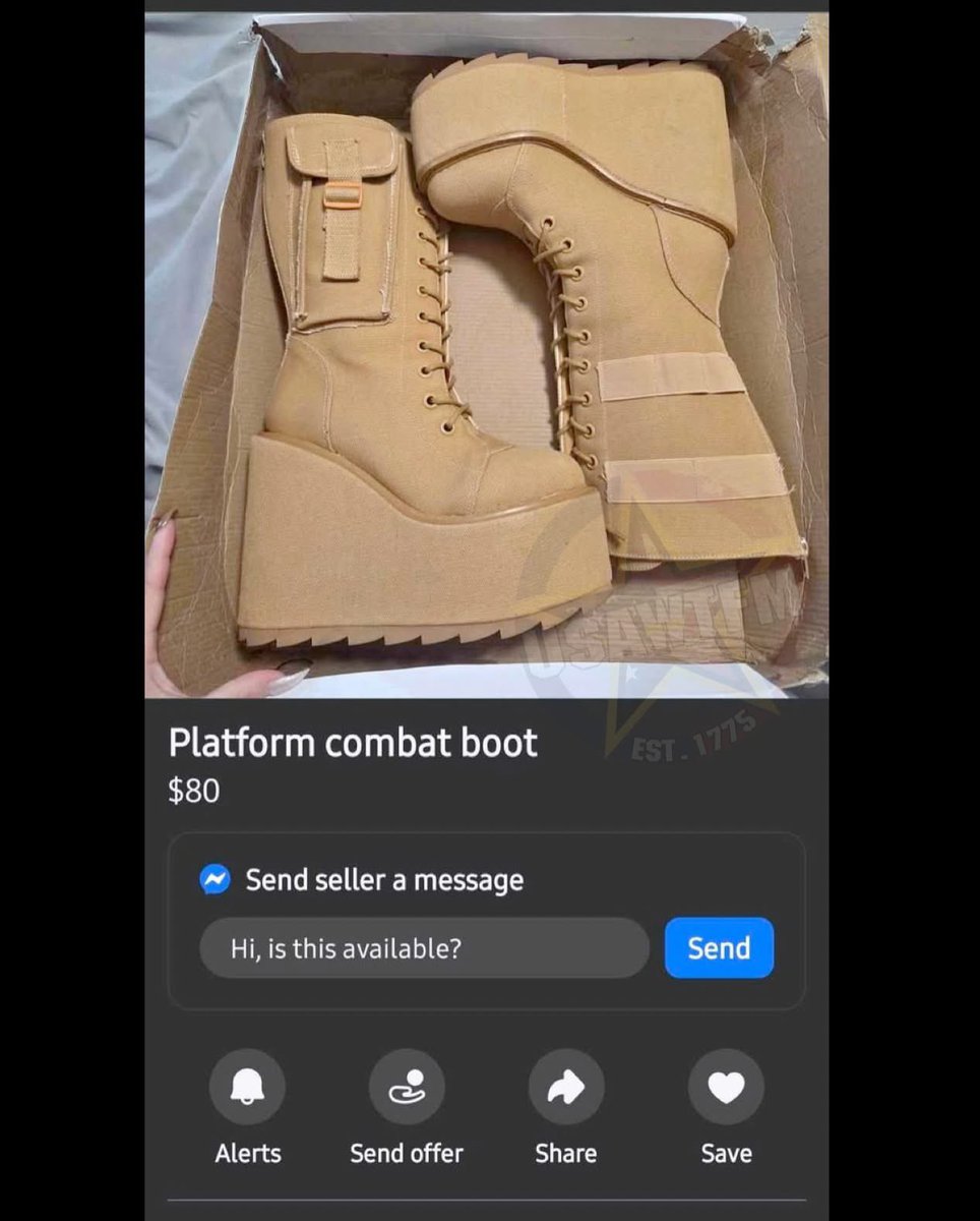 Dare you to wear them in uniform.