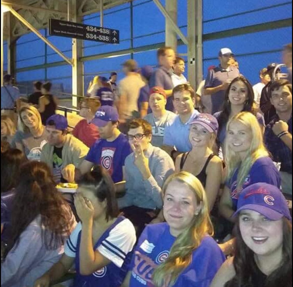tylerbowyer's tweet photo. We are all Cubs fans today 

Here’s a pic sitting with Charlie and our team from many years ago when we all sat in cheap seats at Wrigley

Looks like we got nachos 

GO CUBS GO https://t.co/pO6FRO4P7i
