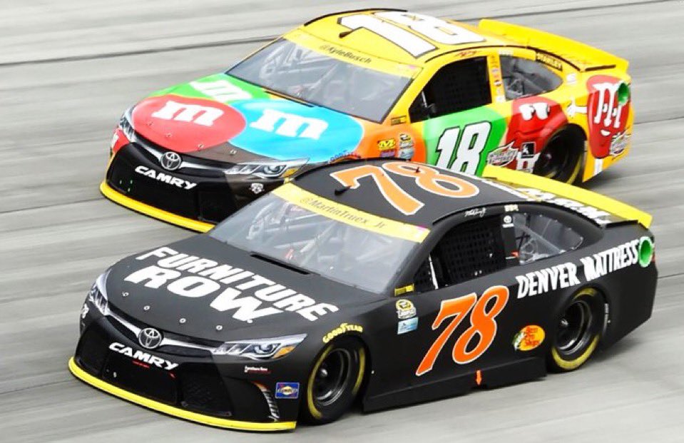 LegendsNascar's tweet image. Martin Truex Jr won the 2016 Citizen Soldier 400 at Dover nine years ago today. 🏁 

#TheMonsterMile 🏁