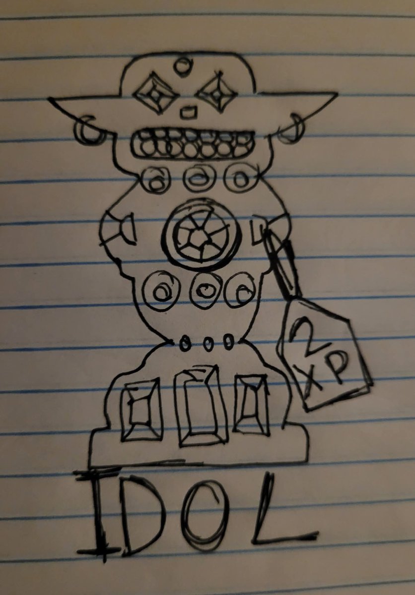 shadowdarkmemes's tweet photo. Day 2: IDOL
#shadowdark #shadowdarkrpg #shadowdarkmemes #drawtober2025 #arcanelibrary #IDOL @arcanelibrary https://t.co/UlLrKsFYMS