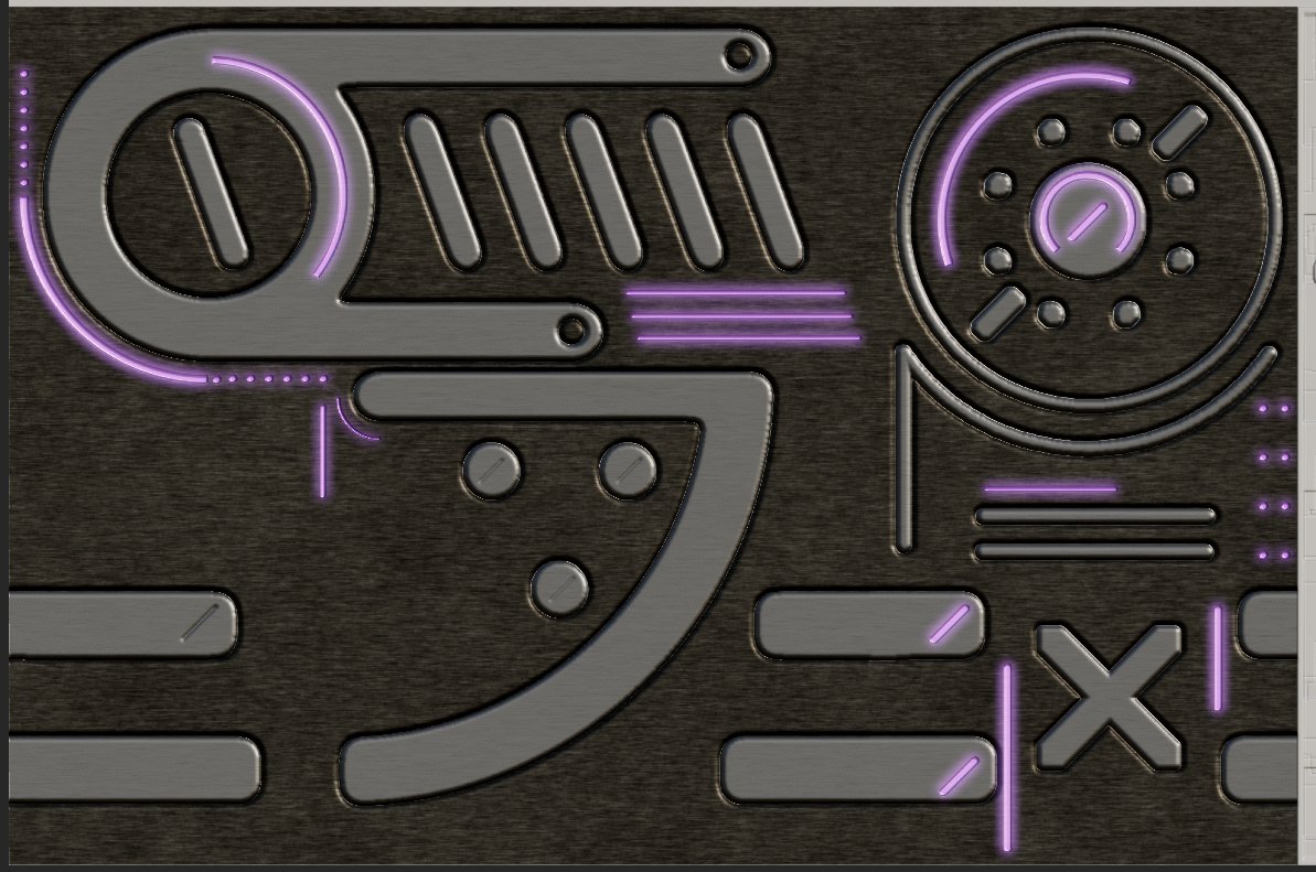 ArrayBrother's tweet image. Just finished the tile next to the first one. I tried to make it seamless, I also added some details to break up the seam.