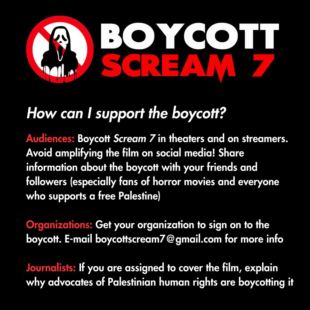 <a href="/cairoswife/">Eloise</a> Don’t forget to boycott scream 7