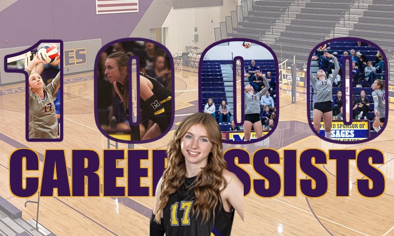 SagesAthletics's tweet photo. The Sages came out strong in a hard-fought @IlliniPrairie battle, taking the match 25-22, 24-26, 25-23 over Illinois Valley Central.

With the win, @SAGESvb improves to 14-5 overall and 3-0 in conference play, while IVC falls to 13-3, 2-2.

It was a night of milestones as well:
•Mady Melton reached 1,000 career digs.
•Addison Finet achieved 1,000 career assists.

The Sages have a big week ahead with conference matches at Unity and home vs STM. #GoSages 
@MadyMelton @FinetAddis81278