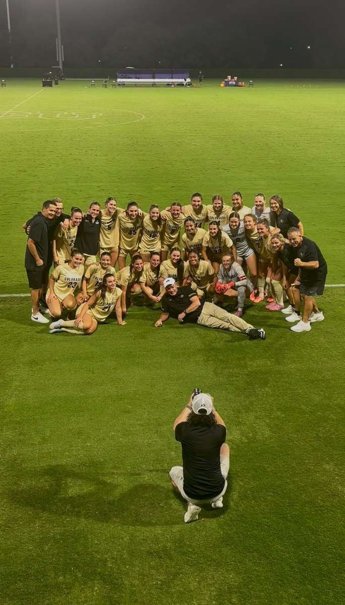 Great to watch ⁦<a href="/CUBuffsSoccer/">Colorado Buffaloes Soccer</a>⁩ with the conference upset win over #6 ranked TCU. What a great match!!!!