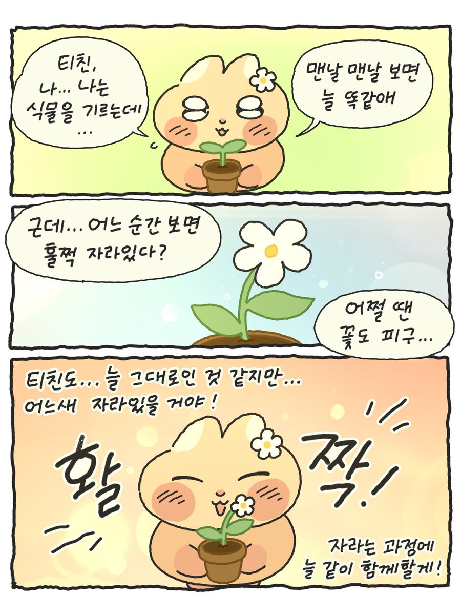 zzigle_nuroongG's tweet photo. 자라고있어요! https://t.co/CPB8opMHAo