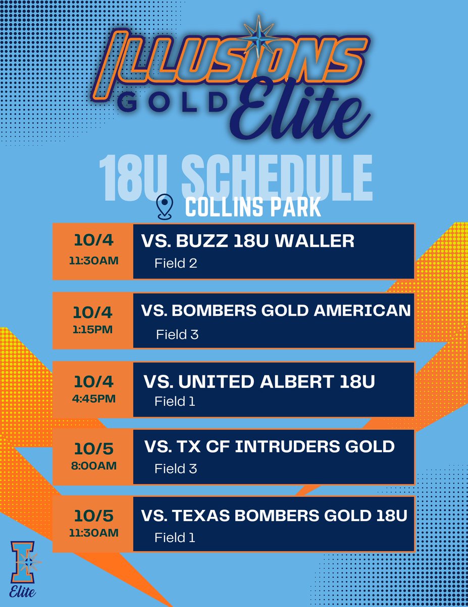 NEW SCHEDULE‼️Can’t wait to be back at Collins Park, going to be a great weekend!

<a href="/CoachRonFrost/">Coach Ron</a> <a href="/nicole_pinney6/">Nicole Pinney</a> <a href="/nicholls_sb/">Nicholls Softball</a> <a href="/UTSAAthletics/">UTSA Athletics</a> <a href="/UTAMavsSB/">UTA Softball</a> <a href="/LamarSoftball/">Lamar Softball</a> <a href="/PearlRiverSB/">Pearl River Softball</a> <a href="/McLennan_SB/">McLennan Softball</a> <a href="/SUsoftball_/">Southern University Softball</a> <a href="/TVCCSoftball/">TVCC SOFTBALL</a>